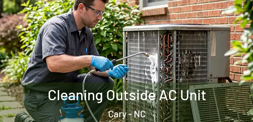 Cleaning Outside AC Unit Cary - NC