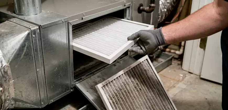 Window and Split Unit Filter Cleaning in Cary