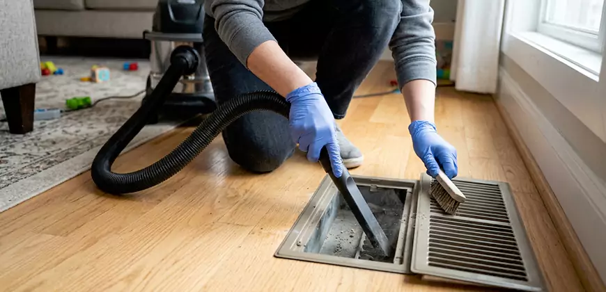 Ducted Heating Filter Cleaning in Cary