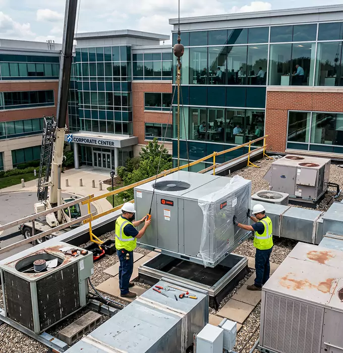 Why Cary Businesses Choose Cary HVAC Pros for Commercial AC Replacement?